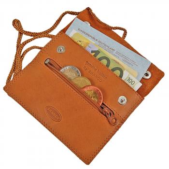 kleiner Leder Brustbeutel Brusttasche Security Wallet 420