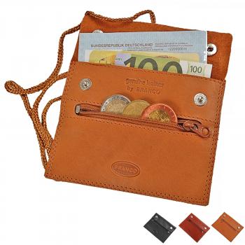 kleiner Leder Brustbeutel Brusttasche Security Wallet 420