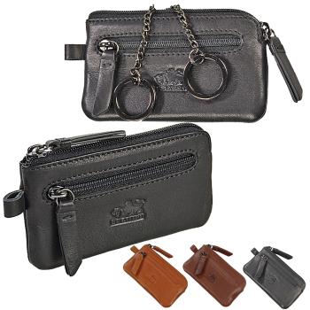 Schlüsseltasche Leder Schlüsseletui Schlüsselmappe Auto Etui Tasche 95824